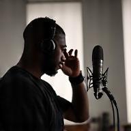 Innspilling av voice-over i studio